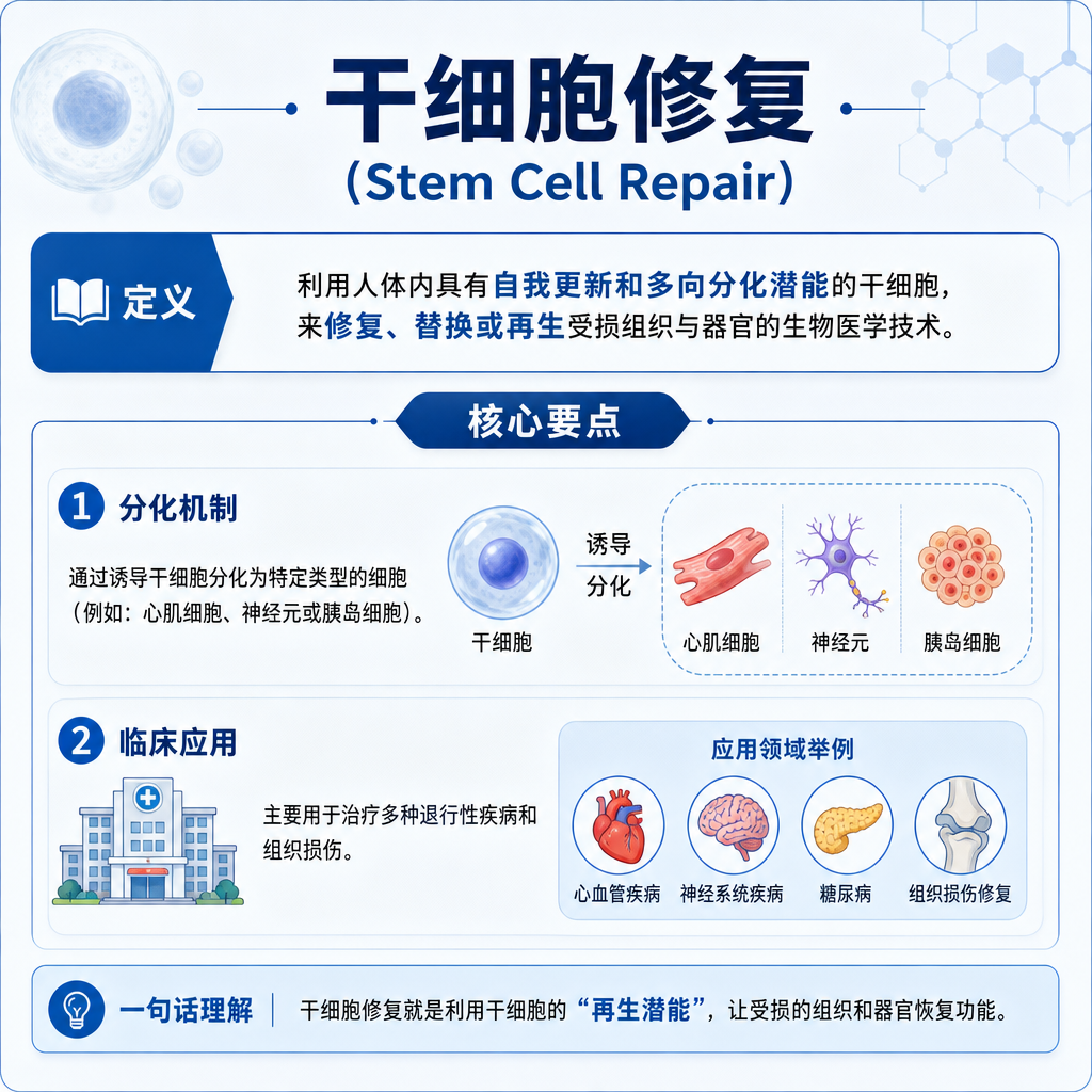 干细胞修复